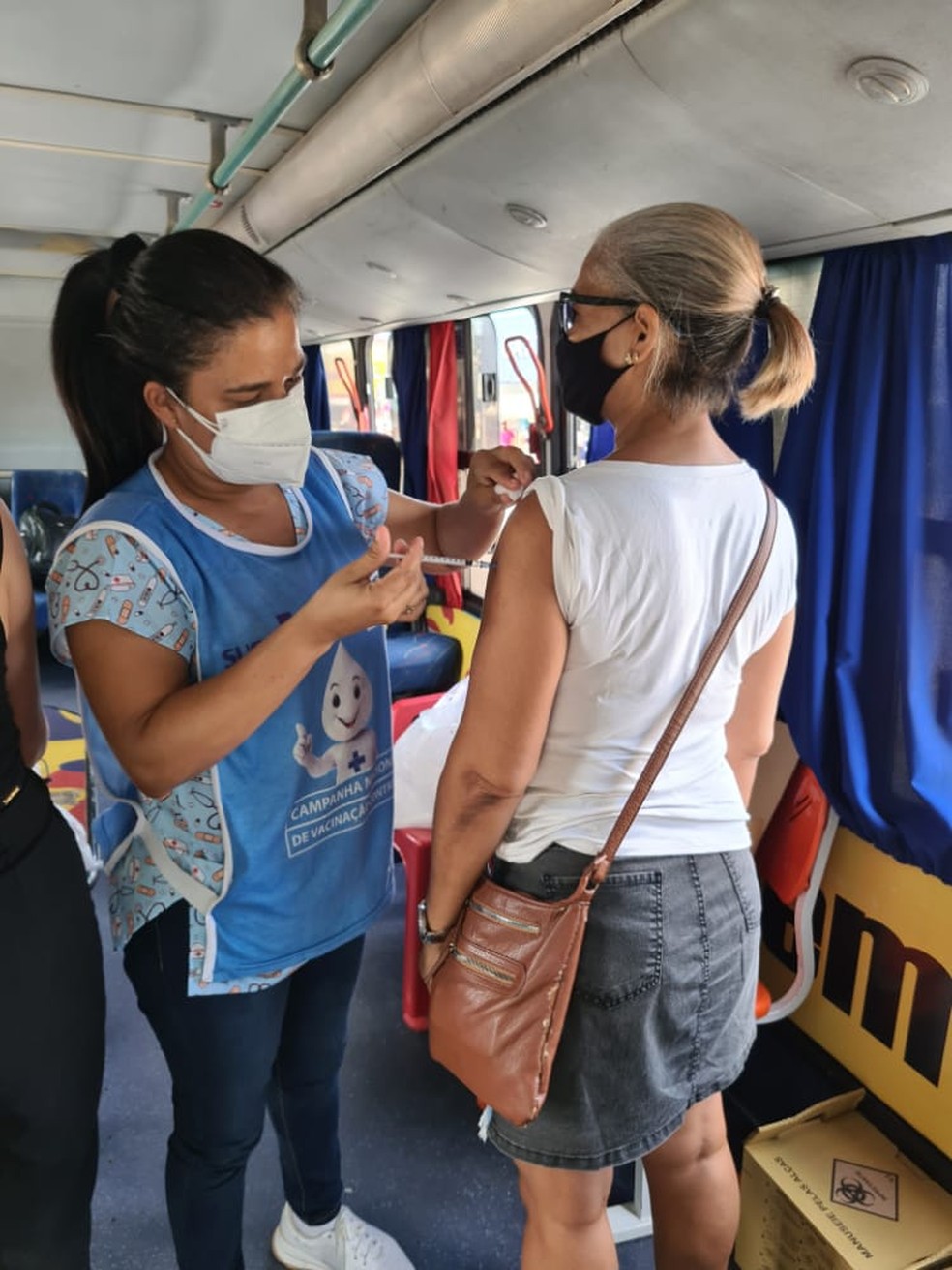 VACINA ATÉ VOCÊ: Ônibus funcionará como ponto de vacinação para a 2ª dose contra a Covid-19 em João Pessoa