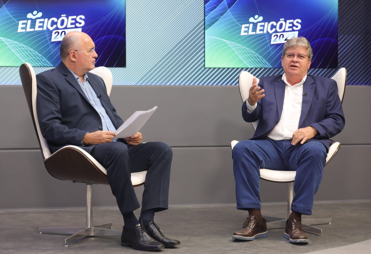 Entrevista à Rede ITA: João destaca avanços na saúde e na segurança púbica de Campina Grande