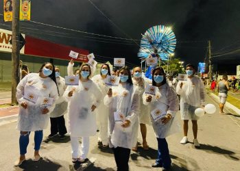 Profissionais do Clementino Fraga foram homenageados pela Império do Samba no Carnaval Tradição