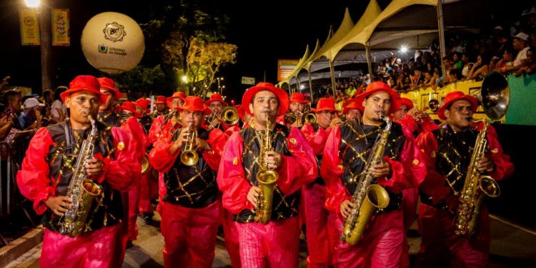 Escolas de samba encantam público no Carnaval Tradição; ala ursas desfilam nesta segunda