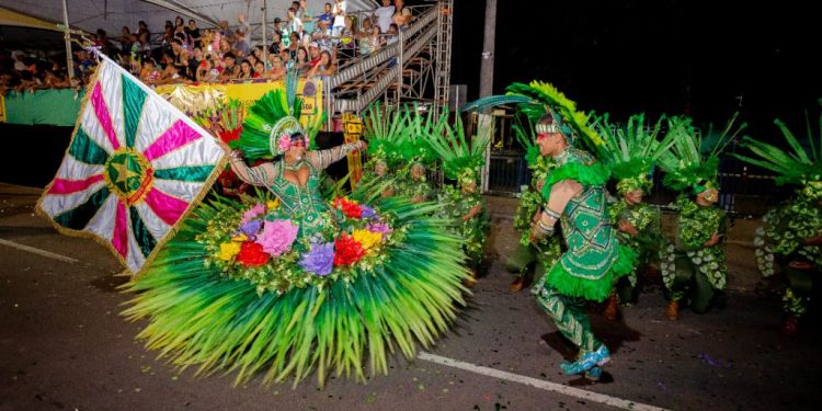 Escolas de samba encantam público no Carnaval Tradição; ala ursas desfilam nesta segunda