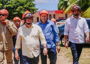 Leo Bezerra e João Azevedo visitam obras da Prefeitura e Estado em andamento na Capital