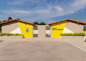 Karla Pimentel assina ordem de serviço para obras de reforma e ampliação da Escola Municipal João Carneiro