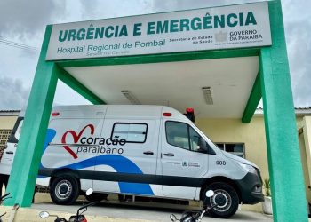 Hospital Regional de Pombal recebe nova ambulância para o programa “Coração Paraibano”