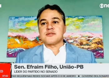 “É um desafio lidar com perfis diferentes”, diz Efraim Filho sobre liderar União Brasil no Senado