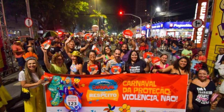 Governo lança campanha “Carnaval da Proteção: violência, não! Disque 123”