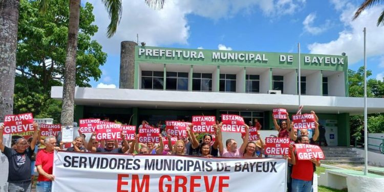 Servidores de Bayeux entram em greve por tempo indeterminado a partir de 1º de março