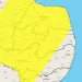Inmet alerta para perigo potencial de chuvas intensas em 189 cidades da Paraíba
