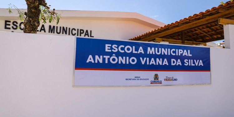 Prefeitura de Cabedelo entrega reforma da Escola Municipal Antônio Viana da Silva