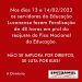 Sem diálogo sobre o Piso da Educação, servidores da prefeitura de Lucena anunciam paralisação na próxima semana