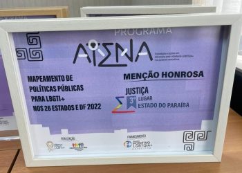 Governo da Paraíba recebe menção honrosa do Prêmio Atenas pela implantação de políticas LGBTQIAPN+