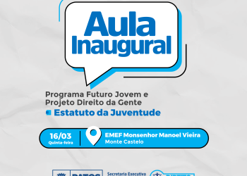 Programa Futuro Jovem realiza aula inaugural para adolescentes de escola municipal nesta quinta, em Patos