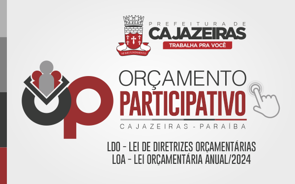 Participação popular – Prefeitura de Cajazeiras lança consulta pública para definição de Orçamento