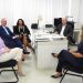 Coordenador do Nupemec, Ricardo Porto, recebe Defensora Pública Geral, Madalena Abrantes