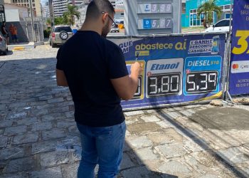 Pesquisa do Procon-JP em 110 postos da Capital registra média de R$ 5,356 no preço da gasolina