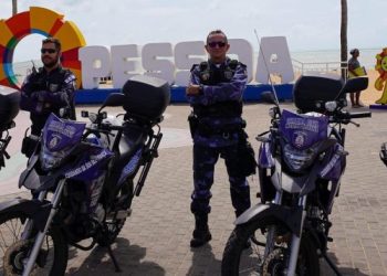 Motopatrulhamento da Guarda Civil Metropolitana de João Pessoa detém suspeitos de roubo na orla
