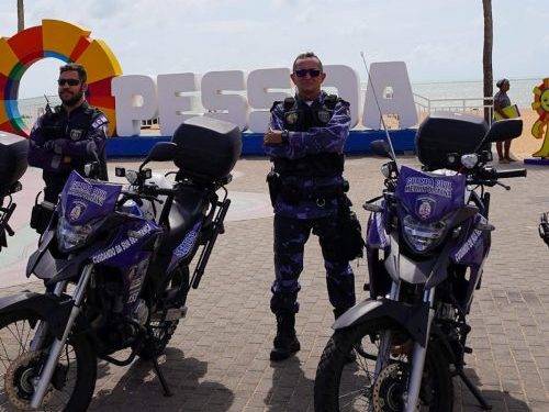 Motopatrulhamento da Guarda Civil Metropolitana de João Pessoa detém suspeitos de roubo na orla