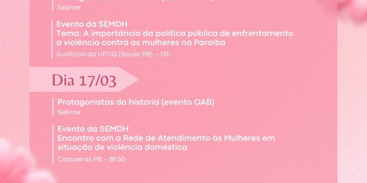 Prefeitura de Patos lança programação de ações para o Mês da Mulher