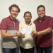 Com presença de Veneziano, prefeito de Logradouro assina ficha de filiação ao MDB
