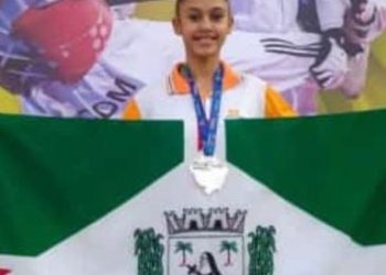 Ketlyng Ellen, atleta santa-ritense, conquista medalha de prata em competição internacional