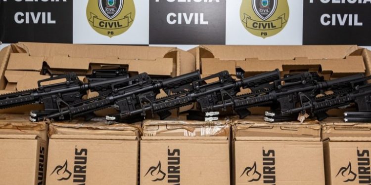 DRACO e GOE da Paraíba recebem 50 armas de grosso calibre