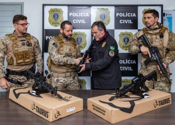 DRACO e GOE da Paraíba recebem 50 armas de grosso calibre