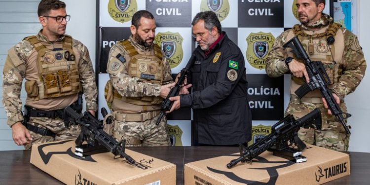 DRACO e GOE da Paraíba recebem 50 armas de grosso calibre