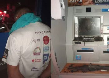 PM prende suspeito de tentar violar caixa eletrônico na zona sul de João Pessoa