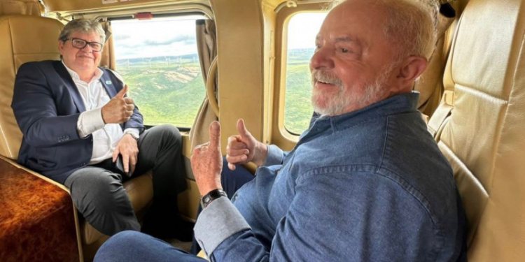 Na Paraíba, Lula é elogiado por João: “O senhor é um belo exemplo de gestão”