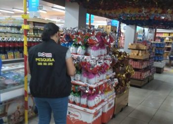 Pesquisa do Procon-JP em supermercados encontra diferença de mais de R$ 33 no preço do chocolate