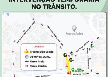 Semob-JP realiza intervenção no trânsito para andamento das obras do Parque da Cidade