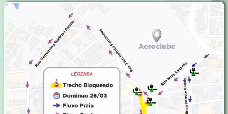 Semob-JP realiza intervenção no trânsito para andamento das obras do Parque da Cidade