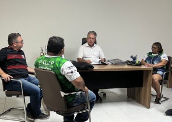 Nabor Wanderley e Secretário da SECULTE recebem representantes da AQJP para tratar do calendário junino 2023