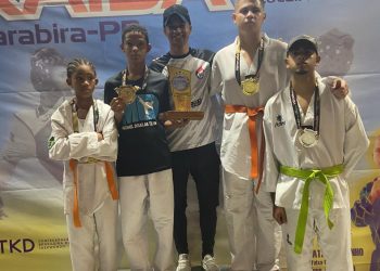 Atletas de Santa Rita conquistam três medalhas de ouro e uma de prata em copa de taekwondo, em Guarabira