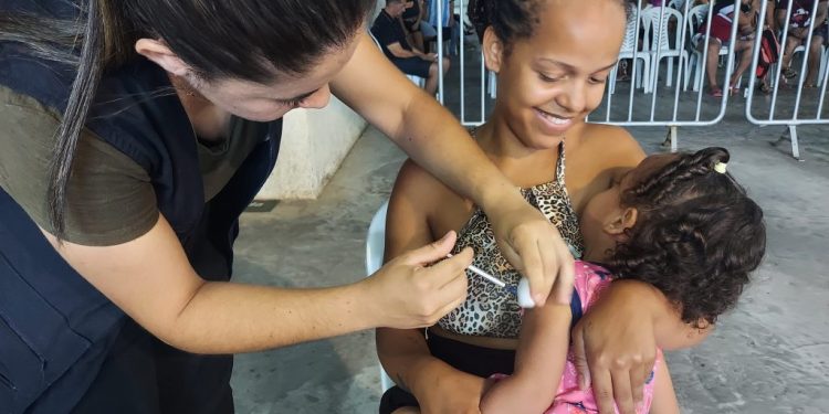 Ação preventiva de vacinação acontece neste sábado exclusivamente no Mangabeira Shopping