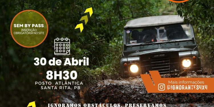 Prefeitura de Santa Rita apoia evento IX do Trabalhador Offroad