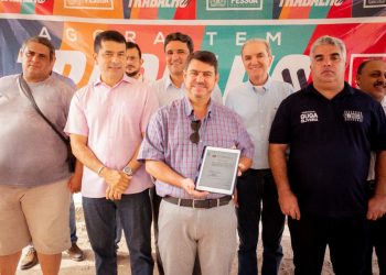 Dinho autoriza pavimentação de ruas na comunidade São Domingos, no Altiplano