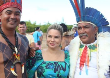 Karla Pimentel comparece ao primeiro Festival Indígena de Conde