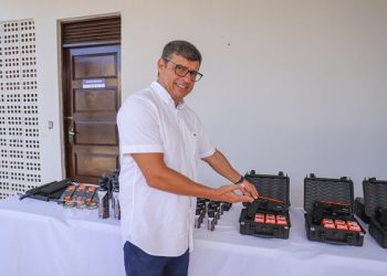 Guarda Metropolitana de Cabedelo recebe equipamentos para reforçar o trabalho de segurança na cidade