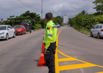Prefeitura de Cabedelo implanta binário e modifica trânsito no bairro Bela Vista
