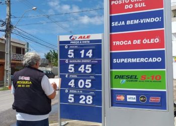 Preço da gasolina em João Pessoa oscila entre R$ 4,890 e R$ 5,190