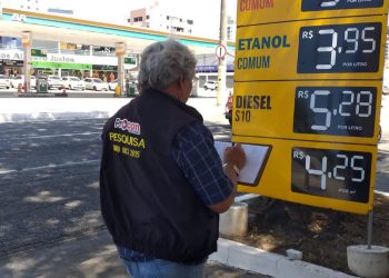 Procon-JP registra média no preço da gasolina em R$ 5,173; diesel S10 tem queda de R$ 0,71