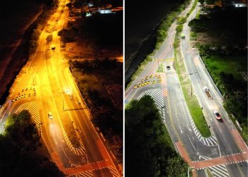 Prefeitura de João Pessoa conclui iluminação de LED na Avenida João Cirilo da Silva