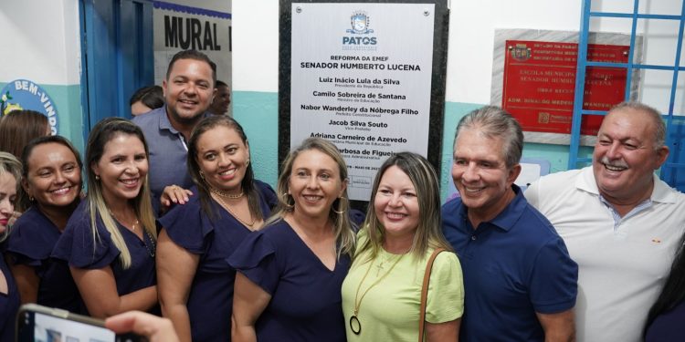 Nabor Wanderley distribui óculos e inaugura reforma e ampliação da Escola Humberto Lucena