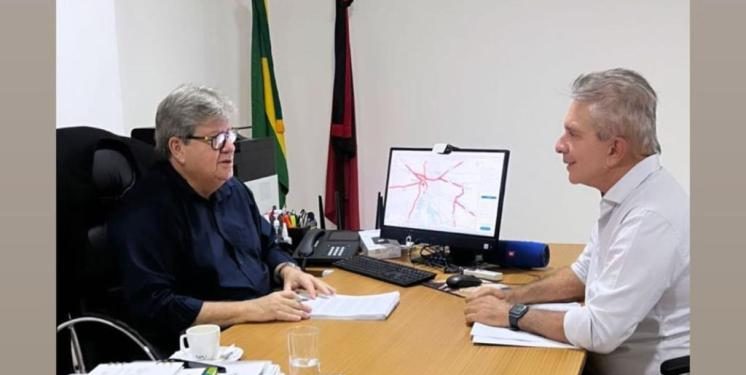 Em audiência com João, Nabor informa sobre PL para doação de terreno para a construção do Hospital de Trauma do Sertão