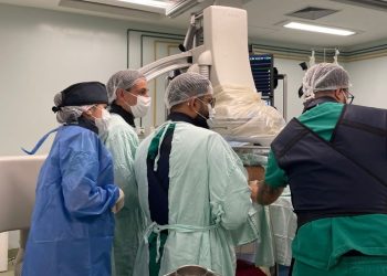 Hemodinâmica de Campina Grande realiza procedimento endovascular de alta complexidade inédito no SUS da Paraíba