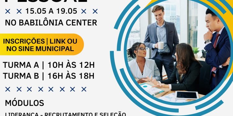 Prefeitura de Campina Grande oferece workshop gratuito de Departamento Pessoal