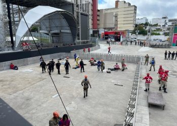 Equipes do Trauma-CG participam de simulado de incidente com múltiplas vítimas no Parque do Povo