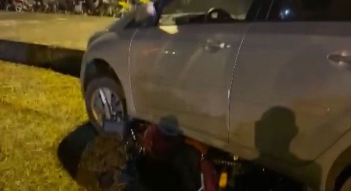 Motociclista é atropelado dentro da Central de Polícia de João Pessoa