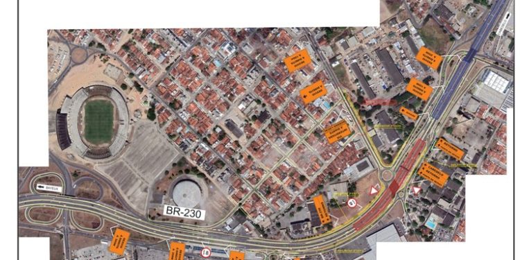 Faixas da BR-230 serão interditadas para obra do viaduto de Água Fria